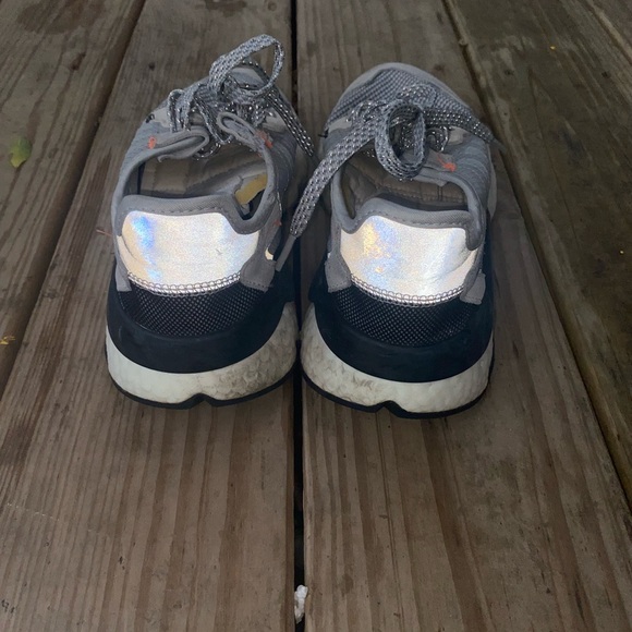 Adidas Nite Jogger Grey Two Solar Orange - Picture 5 of 10